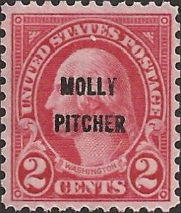 # 646 MNH - SCV-1.60 - Carmine George Washington Molly Pitcher