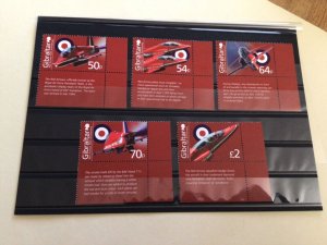 Gibraltar 2014 RAF Red Arrows mint never hinged  stamps  A14077