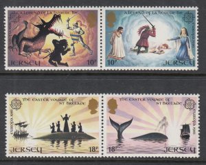 Jersey 271-274a Europa MNH VF