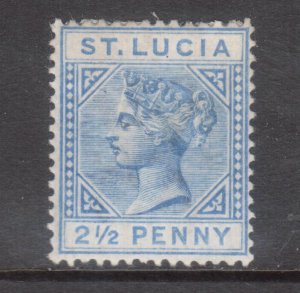 St Lucia #31a Mint Fine+ Original Gum Hinged