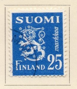 Finland 1952 Early Issue Fine Used 25p. NW-215712