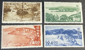 JAPAN # 542-545-MINT/HINGED---COMPLETE SET---1951