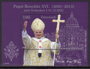 AUSTRIA 2023 POPE BENEDIKT XVI PAPA PAPST PAPE