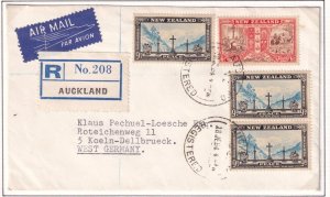 NEW ZEALAND 5 VARIOUS COVERS & ISSUES TO AUSTRALIA,NSW,GERMANY & ENGLAND