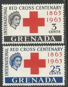 Grenada # 191-92  Red Cross Centenary  (2) Mint NH