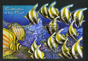 PITCAIRN ISLANDS 546a MNH S/S  SCV $3.25 BIN $1.75 MARINE LIFE