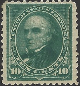 US Scott #273 Mint Hinged 10 Cent 1895 Daniel Webster Stamp