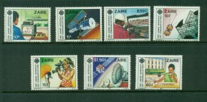 Zaire  #1139-45 (1984 Communications Year set) VFMNH CV $11.45