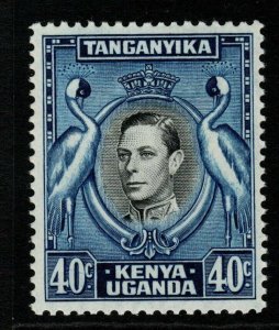 KENYA, UGANDA & TANGANYIKA SG143 1952 40c BLACK & BLUE MTD MINT