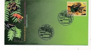 D172002 Endangered Species Frogs FDC United Nations Geneva Bureau