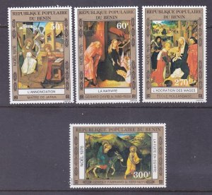 Benin C259-62 MNH 1976 Christmas Full set of 4 Very Fine