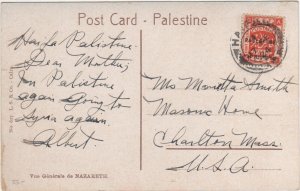 Haifa, Palestine to Charlton, MA 1924 (32206)