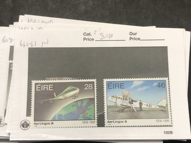 Stock Cards With Mint Ireland-Eire Very Nice