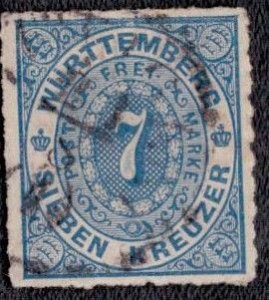 Wurttemberg - 50 1869 Used