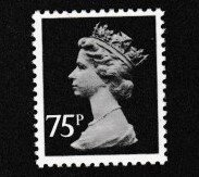 Great Britian # MH162, Machin Head, 75p, Mint NH, 1/2 Cat.