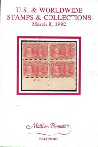 U.S. & Worldwide Stamps & Collections, Bennett 182