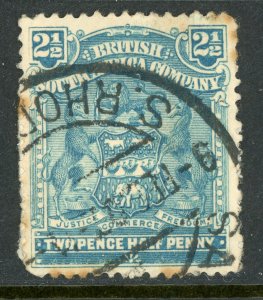 Southern Rhodesia 1905 British South Africa 2½d SG #80 VFU A588
