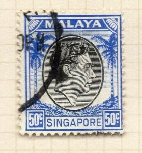 Malaya Singapore 1948-52 Early Issue Fine Used 50c. NW-197201