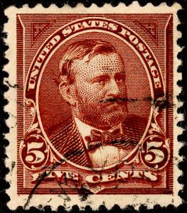 US #255 Used VF Cat$9