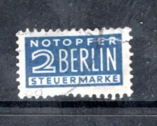 GERMANY RA 2 Notopfer Tax stamp