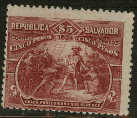 El Salvador Scott 102 MH* stamp