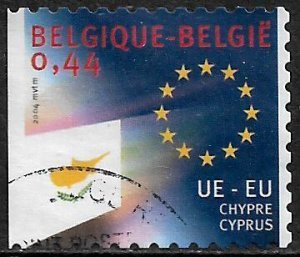 Belgium #2026a Used Stamp - Expansion of the European Union
