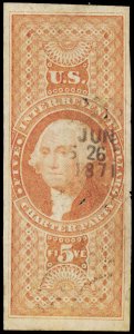 U.S. REV. FIRST ISSUE R88a  Used (ID # 118623)