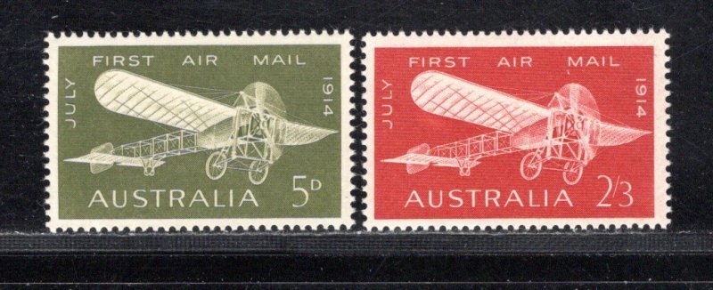 AUSTRALIA SC# 382-83 FVF/MOG