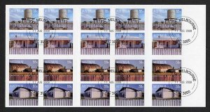 Australia SG3262b 2009 Corrugated Landscapes Self-adhesive Booklet Pane Fine Us