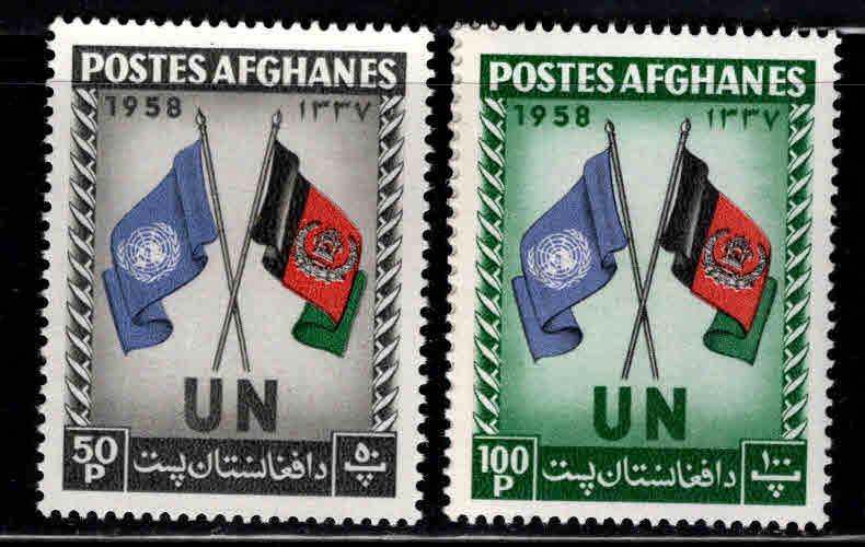 Afghanistan Scott 460-461 MNH** Flag set