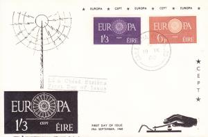 Ireland 1960 Europa/CEPT Issue FDC  VF