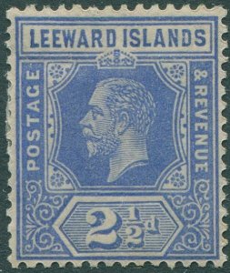 Leeward Islands 1912 SG67 2½d blue KGV MH