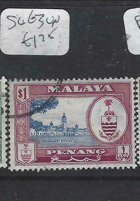 MALAYA PENANG   (P0704BB)  ARMS   $1.00      SG 63      VFU