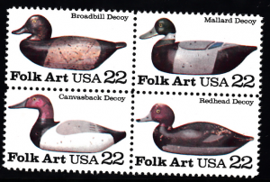 United States #2141 Decoys Block of 4, Please see description