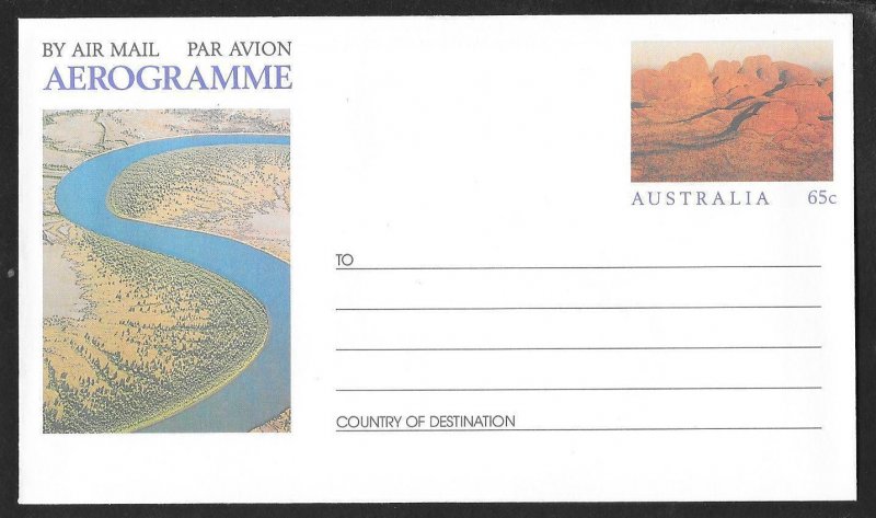 AUSTRALIA (67) Aerogrammes & Stamped Stationery All Different Mint Never Hinged