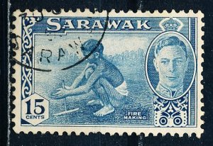 Sarawak #188 Single Used