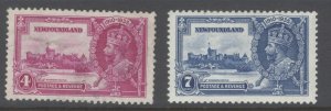 Newfoundland Scott 226,  228 mint