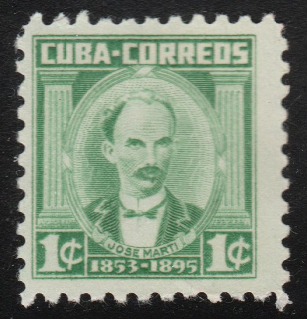 1954-1956 Cuba Stamps Sc 519  Jose Marti  MNH