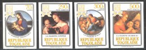 Togo Sc# 1259-1262 Mi# 1802-1805 MNH IMPERF 1984 Christmas