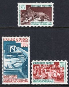 Dahomey 235-236,C57 MNH VF