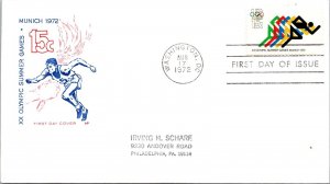 FDC 1972 SC #1462 Farnam Cachet - Washington DC - Single - F78529