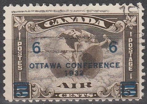 Canada #C4  F-VF Used  CV $12.00  (S8184)