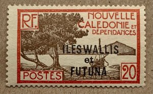 Wallis & Futuna 1930 15c Bay of Paletuviers, MNH. See note. Scott 50, CV $0.90