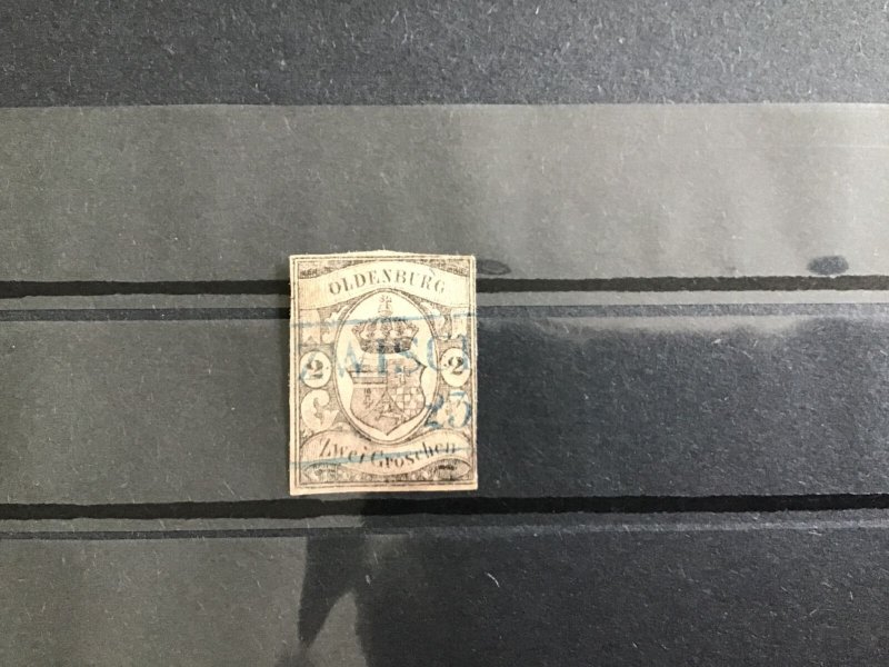 Oldenburg 1859 SG15 used cat 800 stamp  R29739