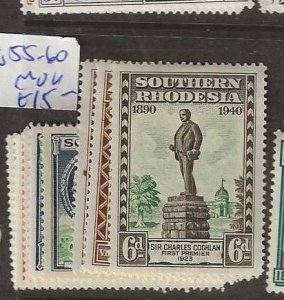 SOUTHERN RHODESIA SG55-60   SET      MOG  P0520A H