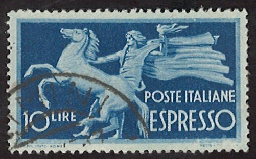 1945 Express Stamps 10Lire Italy (LL-65)