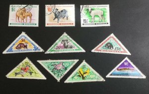 Mongolia - 97 stamps  - see pictures