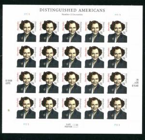 # 4432b Mary Lasker 2009 Sheet of 20 78¢ Distinguished Americans Series Sheet