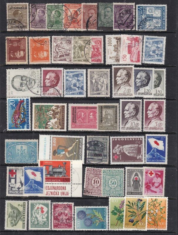 YUGOSLAVIA ^^^^^^OLDER  LARGE    used collection   @dca1559xxbyugo 