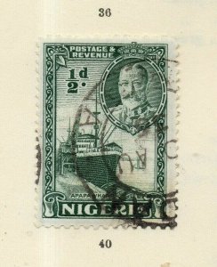 Nigeria 1930s Early Issue Fine Used 1/2d. NW-165579